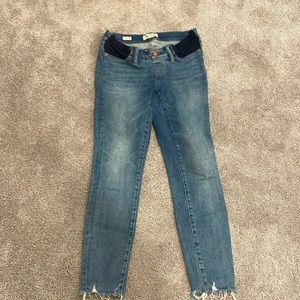 Madewell maternity skinny jeans